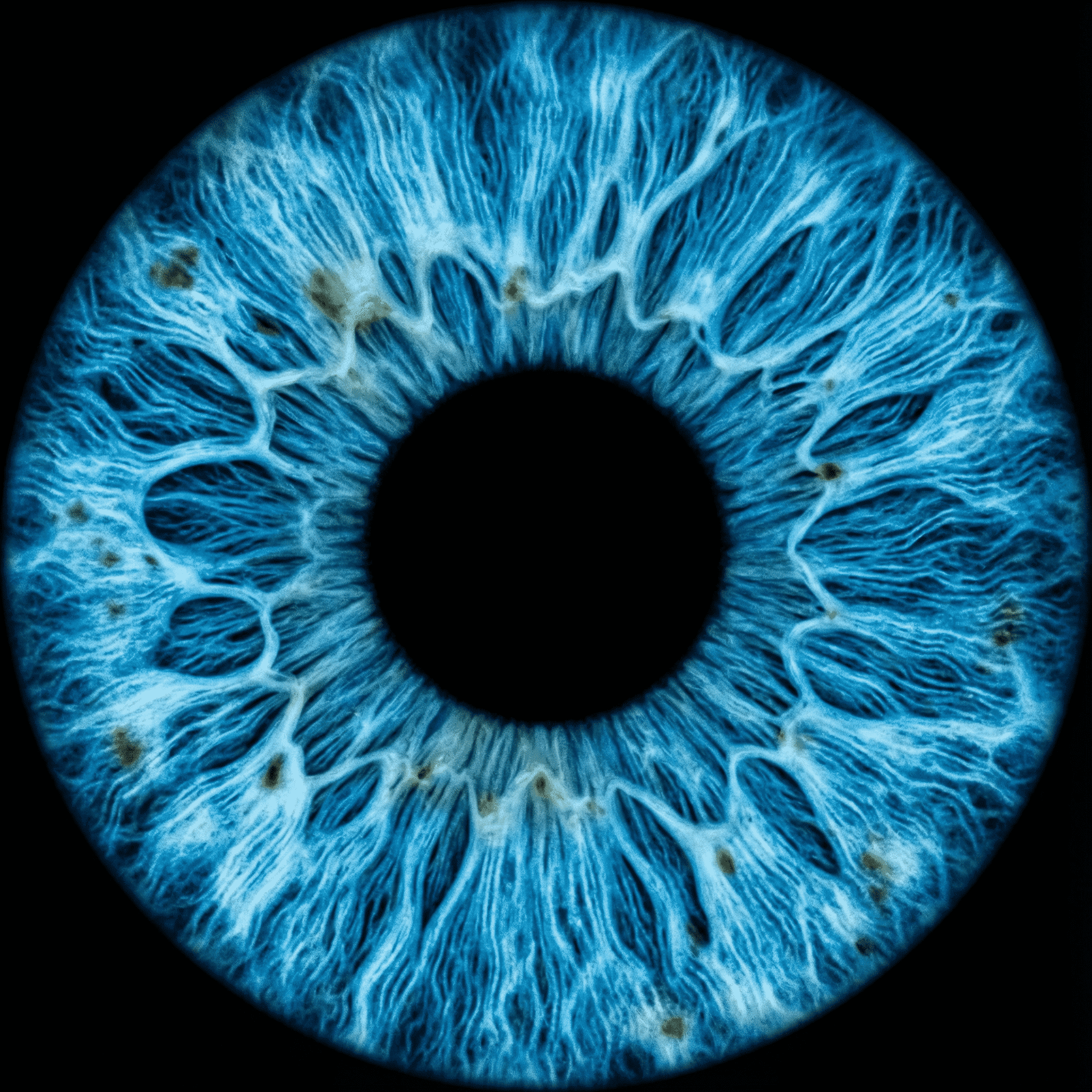 Natural iris art style